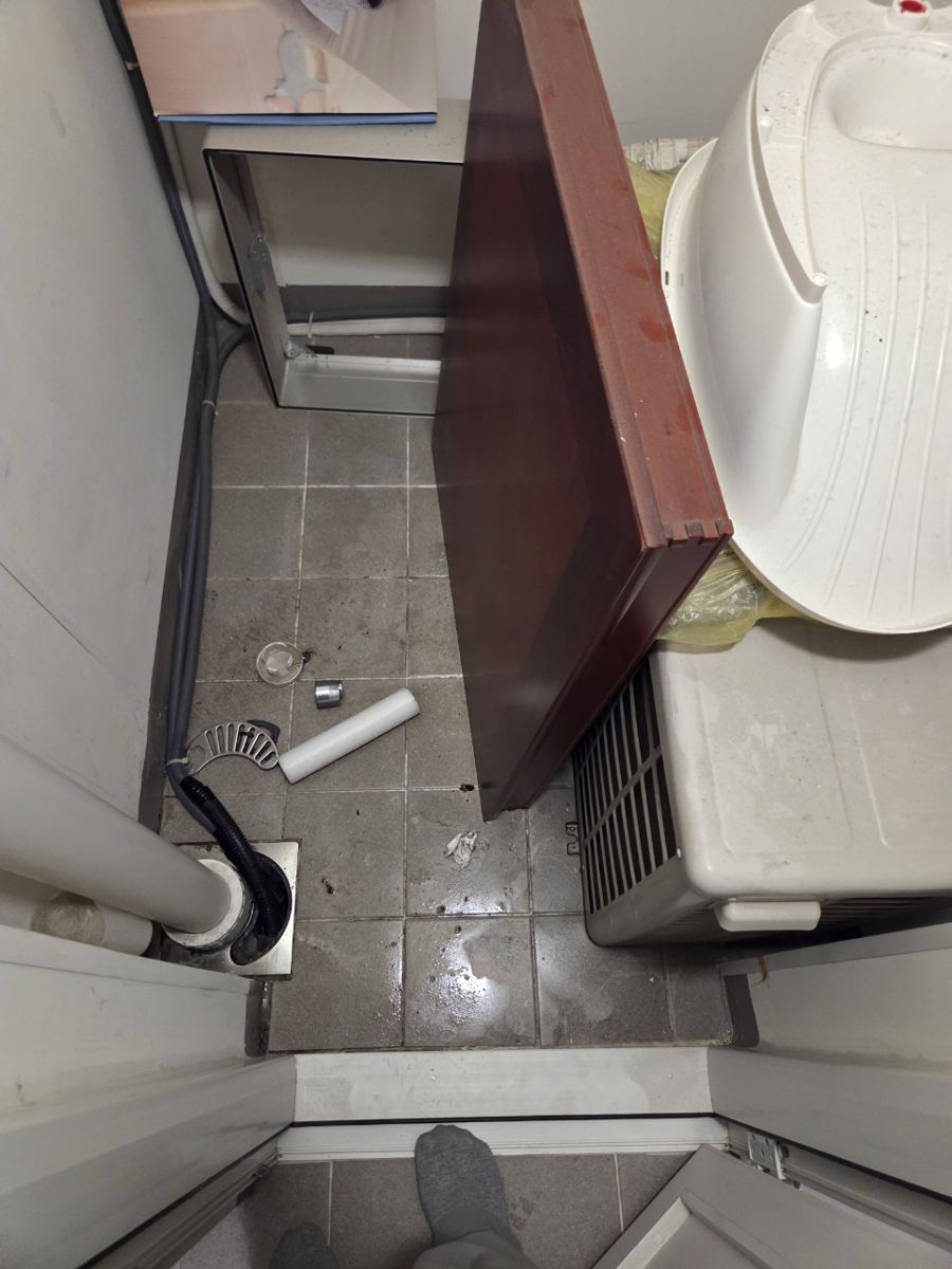 송도5동 실외기실 바닥